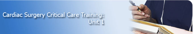 Cardiac Surgery Critical Care Training